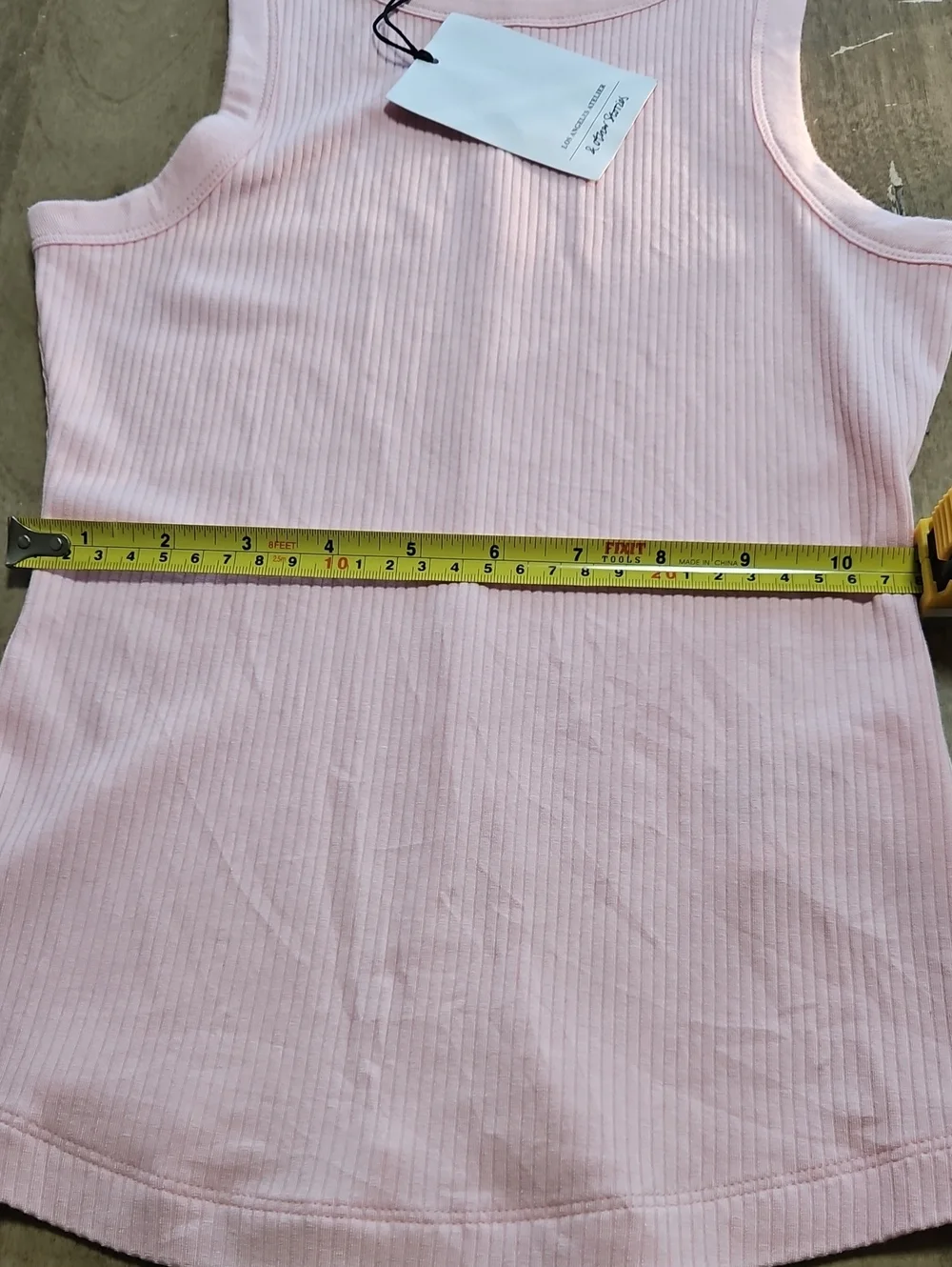 & Other Stories Pink Ribbed Tank Size XS - Picture 8 of 10